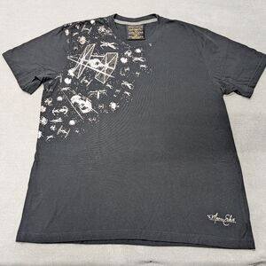 Star Wars x Marc Ecko Cut & Sew Black TIE Fighter Graphic Tee XXL 2008